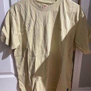 Levi's Men's Light Yellow Short Sleeve Tee